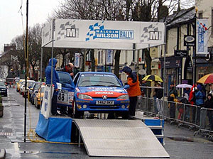 Malcolm Wilson Rally pictured in 2002